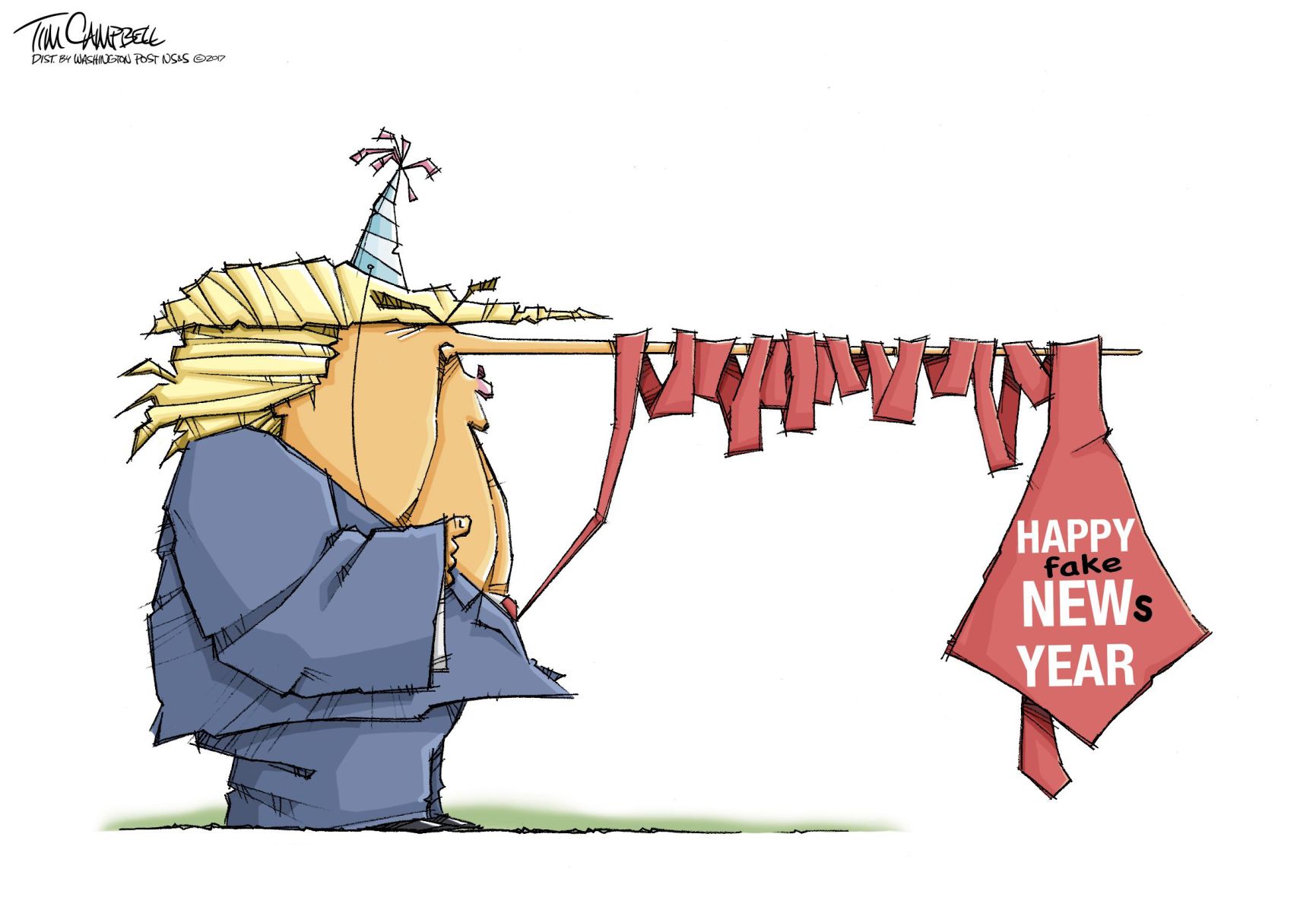 Tim Campbell cartoon